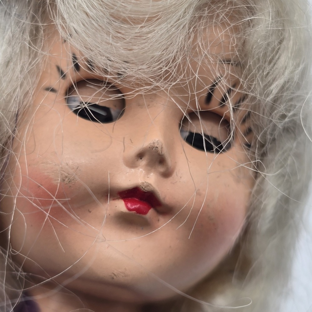 Vintage 8" Walker Doll Hard Plastic Sleep Eyes Head Turns - Picture 11 of 16